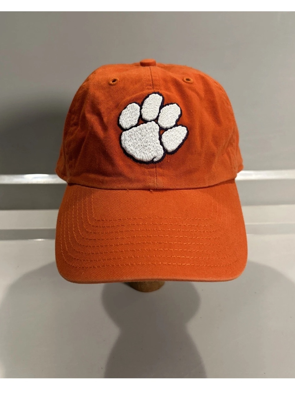 Vintage Clemson Tigers Twins Enterprise Fitted Hat Cap Embroidered Size Small